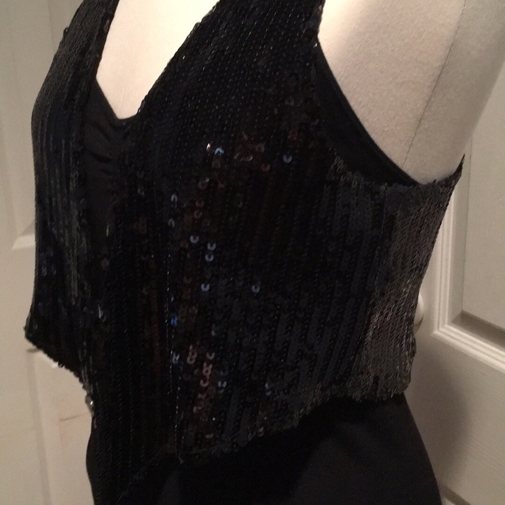 Guess Black sequin vest